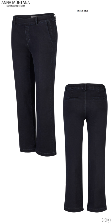 Mila 1045 Wide Flexi - Milano / sehr bequeme Schlupfhose mit weichem Bund, 80 cm lang, von Größe 36 bis 46 / ANNA MONTANA Mila 1045 Wide Flexi - Milano / sehr bequeme Schlupfhose mit weichem Bund, 80 cm lang, von Größe 36 bis 46 / ANNA MONTANA
